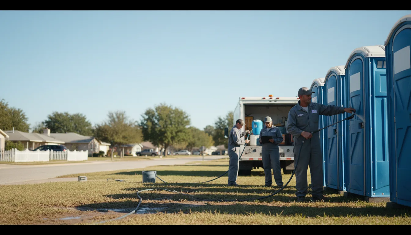 Long-Term Portable Toilet Rental in Harrah, OK near me